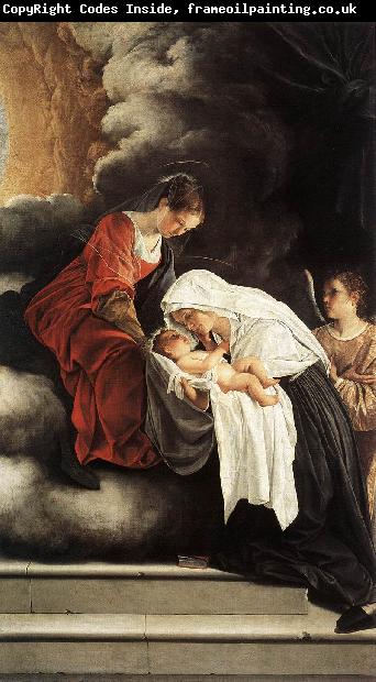 GENTILESCHI, Orazio The Vision of St Francesca Romana sdg